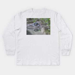 Freshwater Crocodile Kids Long Sleeve T-Shirt